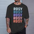 面白いギフト名 Rosy パーソナライズ 名前 Tシャツ 彼への贈り物