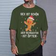Sex Istchön Aber Weihnachten Is Öfter Lebkuchen Christmas T-Shirt Geschenke für Ihn
