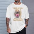 1942年3月 84歳の誕生日 84歳のテディベア Being Awesome Tシャツ 彼への贈り物