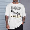 Cantante Cantante De Música Músico De Cantante Idea De Regalo Camiseta unisex Regalos para él