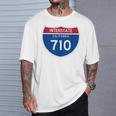 Interstate 710 California Tシャツ 彼への贈り物