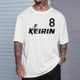 Keirin Pink Number 8 ピンクジャージ ナンバー8 レーシングリング Tシャツ 彼への贈り物