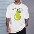 Nice Pear Fruity Égétalien T-Shirt Cadeaux pour lui