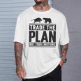 Trade The Plan Not Your Emotions デイトレーダー Trading 株式 証券取引所 Tシャツ 彼への贈り物