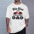Two Fast Dad Of The Birthday Boy Racing Car Family T-Shirt Gifts for Him