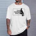 【バックプリント・背中側】ザ・ホース・フェイス The Horse Face 午年 馬 2026 パロディ 長袖tシャツ Tシャツ 彼への贈り物