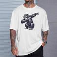 サングラスをかけたダブダンスを踊るチンパンジー猿 Tシャツ 彼への贈り物