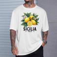 シチリア イタリア シチリア イタリア フレッシュ イタリアン レモン シチリア Tシャツ 彼への贈り物