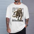 ジュラシック・ワールド Distortus Rex Ingenpecies File Tシャツ 彼への贈り物
