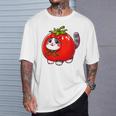 トマトの猫 コスチューム Tシャツ 彼への贈り物