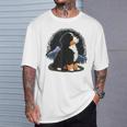 バーニーズマウンテンドッグ かわいいバーニーズマウンテンドッグ Tシャツ 彼への贈り物