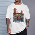 ヴィンテージ アルカトラズ島 サンフランシスコ ゴールデンゲート ベイエリア Tシャツ 彼への贈り物