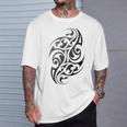 伝統的な本物のマオリ族タトゥーニュージーランド。 Tシャツ 彼への贈り物
