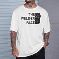 溶接機の端面溶接 溶接 Tシャツ 彼への贈り物