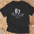 67 Six Seven Hand Gesture Meme T-Shirt Gifts for Old Men