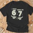 7歳の誕生日 I Was 6 Now Im 7歳 シックスセブン ミーム キッズ Tシャツ 高齢者への贈り物