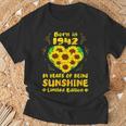 84歳の誕生日 サンシャイン84年 ひまわり恋人 1942年生まれ Tシャツ 高齢者への贈り物