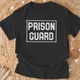 Agent Correctionnel Application De La Loi Prison Guard T-Shirt Cadeaux pour les vieillards