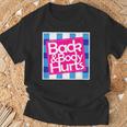 Back & Body Hurts シャツ 面白いギフト 背中とボディ Tシャツ 高齢者への贈り物