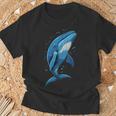 Baleine Bleue Baleines Chant Des Baleines Plongeur Baleine T-Shirt Cadeaux pour les vieillards