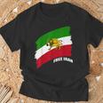Bandera De Irán Con De León Camiseta unisex Regalos para ancianos
