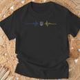 Bandera De Ucrania Tridente Ucraniano Estoy Con Ucrania Camiseta unisex Regalos para ancianos