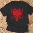 Bandera Nacional Albania Águila Albana Tirana Camiseta unisex Regalos para ancianos