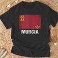 Bandera Región De Murcia In Mangas Camiseta unisex Regalos para ancianos