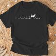 Beagle Heartbeat Ecg Beagle Dog Mum Tシャツ 高齢者への贈り物