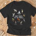 Bird Watching Dirty Birds Of The World Birding T-Shirt Gifts for Old Men