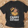 Cappy Cumpleaños Capybara Lover Cumpleaños Capibara Camiseta unisex Regalos para ancianos