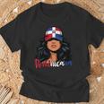 Chica Dominicana Bandera República Dominicana Orgullosa Dominicana Camiseta unisex Regalos para ancianos