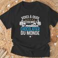Chocolatier Humour Chocolatier Homme Cadeau Retrai T-Shirt Cadeaux pour les vieillards