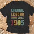 Choral Legend 1985 Singer 40 Years 40th Birthday Choir Tank Top T-Shirt Gifts for Old Men