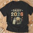 Daddy 2026 Prima Festa Del Papà Nuovo Papà Giovane Maglietta Regalos para ancianos