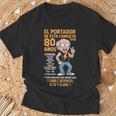 De 80 Cumpleaños Para Hombre Citas Divertidas Y Divertidas Camiseta unisex Regalos para ancianos