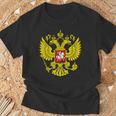 De L'aigle Russe Unionoviétique Cccp Ussr Russie T-Shirt Cadeaux pour les vieillards