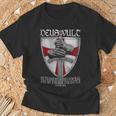 Deusult He Trains My Hands For War Templar Knights Tシャツ 高齢者への贈り物
