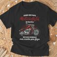 Di Festa Del Papà Divertente Idea Moto Papà Motociclista Maglia A Manica Maglietta Regalos para ancianos