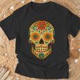 Dia De Los Muertos Crâne Enucre T-Shirt Cadeaux pour les vieillards