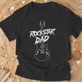 Diseño De Guitarra Rockstar Dad Camiseta unisex Regalos para ancianos