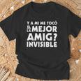 El Mejor Amigo Invisible Camiseta unisex Regalos para ancianos