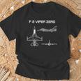 F2 日本戦闘機 Tシャツ 高齢者への贈り物