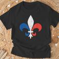Fleur De Lysymbole De La France T-Shirt Cadeaux pour les vieillards