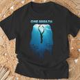 Freediving One Breath ダイビング Apnea オーシャンフリー ダイブシー 長袖tシャツ Tシャツ 高齢者への贈り物
