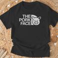 Pig Face Parody Meat Lover Outdoor 長袖tシャツ Tシャツ 高齢者への贈り物