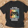 Gaming No Juego Todo El Tiempodivertido Gamer Camiseta unisex Regalos para ancianos