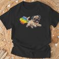 Graciosa Perro Doglover Perros Carlino Cachorro Mascota Pug Camiseta unisex Regalos para ancianos