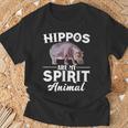 Hippos Are Mypirit アニマルシャツ – Hippos Lover Tシャツ 高齢者への贈り物