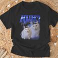 Huh ファニーダンクキャットミーム 女性&男性向け ヒンジなし グーフィーキャット Tシャツ 高齢者への贈り物